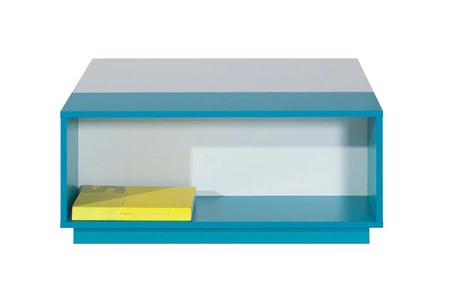 Zestaw mebli dziecięcych Mobi 2 biały / turkus idealna propozycja do pokoju młodzieżowego lub dziecięcego w modnym stylu