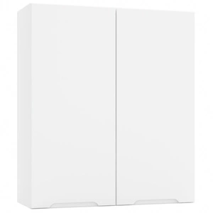 Szafka kuchenna wisząca Zova W80/92 biała szafka do kuchni odporna na działanie wilgoci i uszkodzenia stylowe frezowane uchwyty