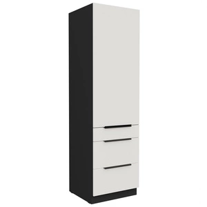 Słupek kuchenny Corato Bl 60 DKS-210 3S 1F szafka kuchenna odporna na uszkodzenia wykończenie frontów w technologii anti fingerprint