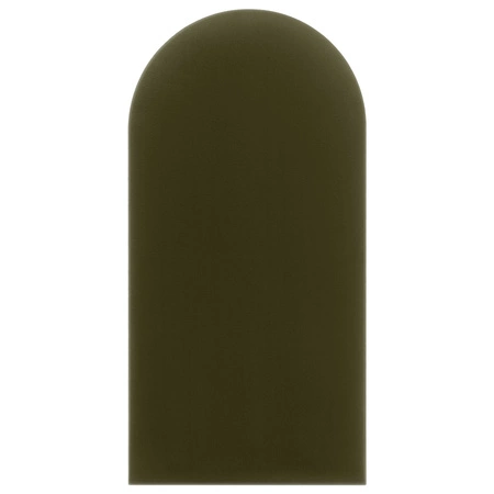 Panel tapicerowany Wally 30x80 cm oliwkowy stylowy panel ścienny płotek welurowa tkanina modne wykończenie każdej aranżacji