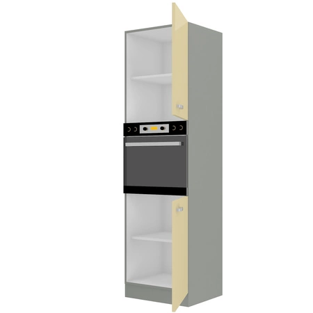 Słupek do zabudowy piekarnika Karmen 60 DP-210 2F szafka z szufladami odporna na parę wodną wysoką temperaturę i rozlane ciecze