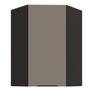 Szafka kuchenna narożna wisząca Fiuggi Bl 60x60 GN-90 1F odporna na uszkodzenia wykończenie frontów w technologii anti fingerprint