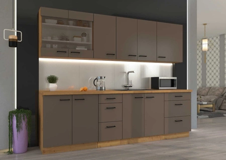 Szafka kuchenna narożna Rimini 90x90 DN 2F BB szafka odporna na parę wodną rozlaną ciecz i wysoką temperaturę