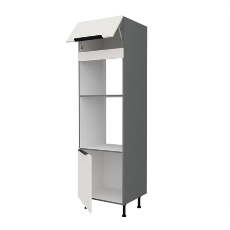 Słupek kuchenny Corato Ant 60 DPM-215 2F szafka do zabudowy mikrofali i piekarnika fronty wykonane w technologii anti fingerprint