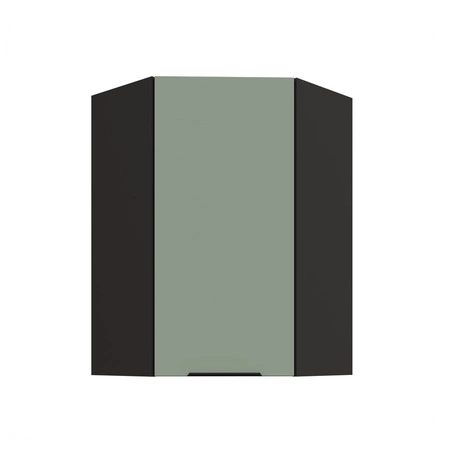 Szafka kuchenna narożna wisząca Treviso Bl 60x60 GN-90 1F odporna na uszkodzenia wykończenie frontów w technologii anti fingerprint