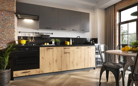 Słupek kuchenny Clara D60 PKMV/2133 szafka do zabudowy mikrofali i piekarnika odporna na parę wodną wysoką temperaturę i rozlane ciecze