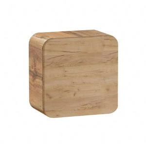 Szafka łazienkowa wisząca Aruba 35 cm dąb craft złoty szafka do łazienki o nietuzinkowym charakterze zaoblone krawędzie