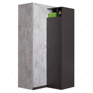 Szafa narożna Tablo grafit / enigma idealna do pokoju młodzieżowego bardzo użytkowa oraz posiada nowoczesny wygląd