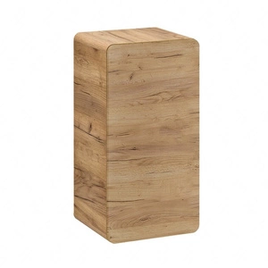 Szafka łazienkowa wisząca Aruba 35 cm dąb craft złoty funkcjonalna niska szafka do łazienki odporna na działanie wilgoci