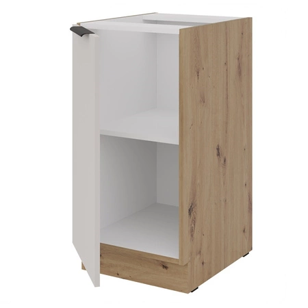 Szafka kuchenna stojąca z półką Soela 40 D 1F BB metalowy uchwyt krawędziowy szafka odporna na działanie wilgoci i uszkodzenia