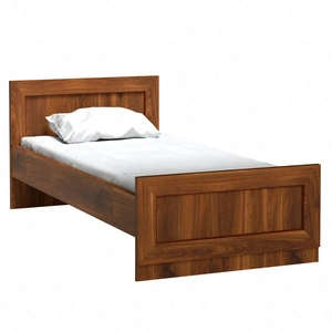 Łóżko Tade 90x200 cm dąb stuletni elegancki styl wygodne i komfortowe łóżko do pokoju dziecięcego lub pokoju młodzieżowego z wysokim zagłówkiem