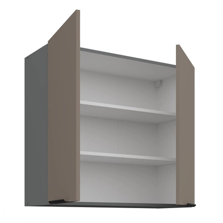 Szafka kuchenna wisząca Fiuggi Ant 80 G-72 2F szafka kuchenna odporna na uszkodzenia wykończenie frontów w technologii anti fingerprint