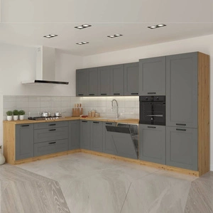 Zestaw mebli kuchennych narożny Asti 210x350 cm idealny do wnętrz w stylu klasycznym i nowoczesnym