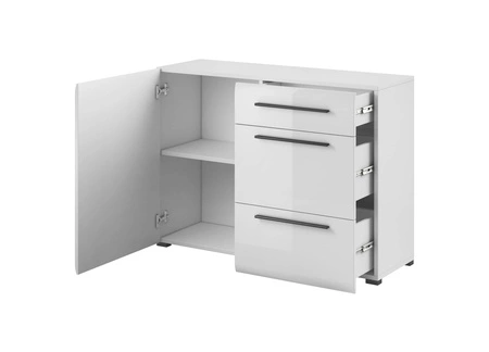 Komoda z szufladami Tulsa 120 cm dąb grandson funkcjonalna idealna do wnętrz w stylu nowoczesnym klasycznym i skandynawskim