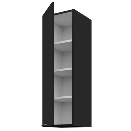 Szafka kuchenna wisząca Black 30 G-90 1F metalowy uchwyt krawędziowy szafka odporna na działanie wilgoci i uszkodzenia