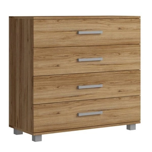 Komoda z szufladami Maximus 90 cm dąb catania modernistyczny design komody szuflady na prowadnicach rolkowych