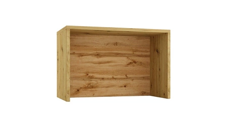 Wyspa kuchenna z szufladami Vita 127 cm dąb artisan / biały połysk użytkowy i estetyczny mebel idealny do nowoczesnej kuchni