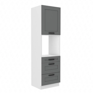 Słupek kuchenny Avola 60 DPS-210 3S 1F szafka z szufladami do zabudowy piekarnika odporna na parę wodną rozlane ciecze i wysoką temperaturę