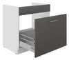 Szafka kuchenna pod zlewozmywak z szufladą Milo 80 ZL 1S BB szafka odporna na parę wodną rozlaną ciecz i wysoką temperaturę