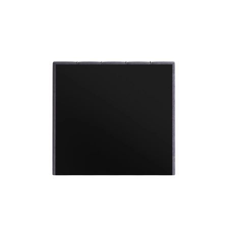 Łóżko kontynentalne Casey 90x200 błękitne w nowoczesnym skandynawskim stylu z tapicerowanym zagłówkiem łóżko z pojemnikiem