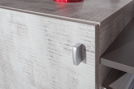 Komoda z szufladami Tablo 90 cm grafit / enigma bezproblemowe korzystanie i trwałość stylowy oraz funkcjonalny dodatek do gabinetu i pokoju nastolatka