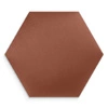 Panel tapicerowany Heksagon 30x26 cm brudny róż stylowy panel ścienny welurowa tkanina modna dekoracja każdego wnętrza