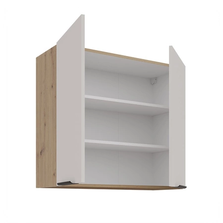 Szafka kuchenna wisząca Soela 80 G-72 2F metalowe uchwyty krawędziowe szafka odporna na działanie wilgoci i uszkodzenia