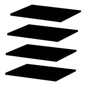 Półki do szafy Sandbox 101 cm czarne doskonały dodatek do przeorganizowania przestrzeni i przechowywania