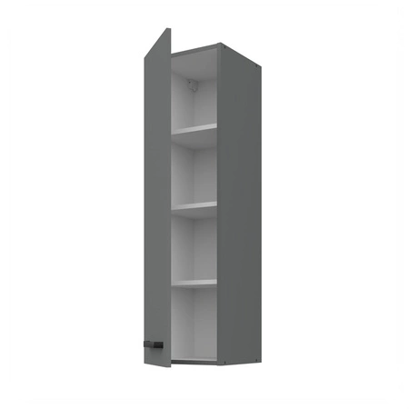 Szafka kuchenna wisząca Verdi 30 G-108 1F szafka odporna na działanie wilgoci i uszkodzenia czarny metalowy uchwyt