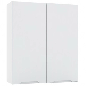 Szafka kuchenna wisząca Zova W80/92 biały / jasny szary szafka odporna na działanie wilgoci i uszkodzenia stylowe frezowane uchwyty