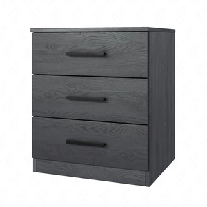 Szafka nocna Galaxy dąb carbon z szufladami to funkcjonalny mebel w ponadczasowym designie idealna szafka nocna do sypialni