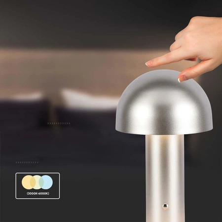 Lampka nocna Vivid złota 3W 3000K-6000K wysokiej jakości lampa do każdej aranżacji metalowa konstrukcja funkcja zmiany barwy światła