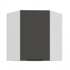 Szafka kuchenna narożna wisząca Aversa Wh 60x60 GN-72 1F odporna na uszkodzenia wykończenie frontów w technologii anti fingerprint