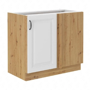 Szafka kuchenna narożna dostawiana Scandi 105 ND 1F BB prawa szafka odporna na parę wodną wysoką temperaturę i rozlaną ciecz