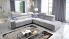 Narożnik z funkcją spania Hampton IX szary popiel prawostronny stylowy i nowoczesny design narożnika idealny mebel do każdej aranżacji