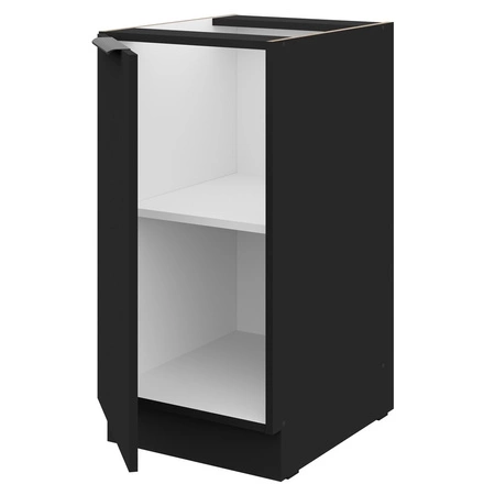 Wyspa kuchenna Mina 127 cm dąb artisan / czarny praktyczna i funkcjonalna wyspa do kuchni o nietuzinkowym wykończeniu