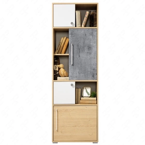 Regał Cary 60 cm dąb biszkoptowy / biały / beton idealny do pokoju młodzieżowego bardzo użytkowy posiada nowoczesny wygląd regał na książki