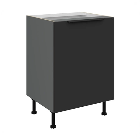 Zestaw mebli kuchennych Alatri Ant 300 cm stylowe szafki kuchenne z frontami wykonanymi w technologii anti fingerprint metalowe uchwyty