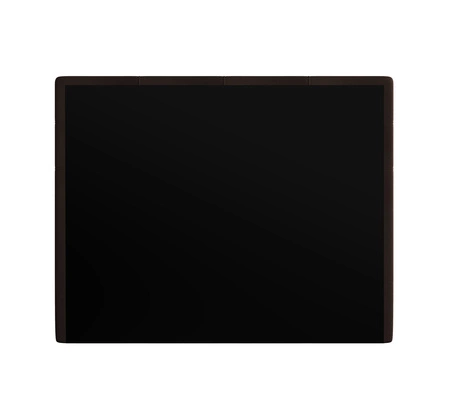 Łóżko kontynentalne Kingston 90x200 brązowe w nowoczesnym skandynawskim stylu z tapicerowanym zagłówkiem z kryształkami łóżko z pojemnikiem