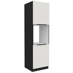 Słupek kuchenny Corato Bl 60 DP-210 2F szafka do zabudowy piekarnika fronty wykonane w innowacyjnej technologii anti fingerprint