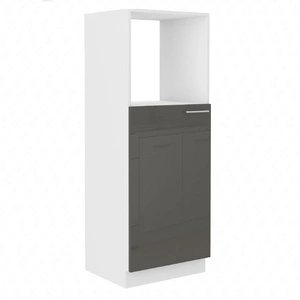 Słupek do zabudowy piekarnika Milo 60 DKPL-162 1F szafka z szufladami odporna na parę wodną rozlane ciecze i wysoką temperaturę