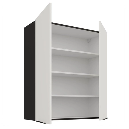 Szafka kuchenna wisząca Corato Bl 80 G-90 2F szafka kuchenna odporna na uszkodzenia wykończenie frontów w technologii anti fingerprint