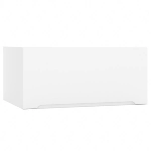 Szafka kuchenna wisząca Zova W80/56 OKGR biała szafka z drzwiami otwieranymi do góry odporna na uszkodzenia i wilgoć frezowany uchwyt