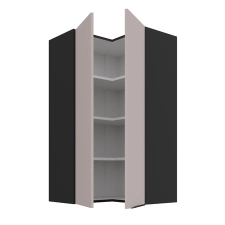 Szafka kuchenna narożna wisząca Tarraco 60x60 GN-108 2F metalowy uchwyt krawędziowy szafka odporna na działanie wilgoci i uszkodzenia