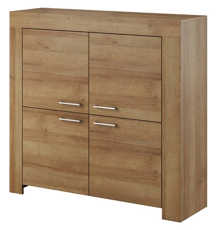 Meblościanka Neba dąb riviera nowoczesna meblościanka idealna do salonu i pokoju dziennego w oryginalnej kolorystyce