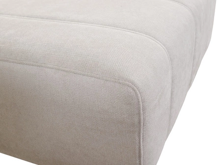 Narożnik z funkcją spania Penejos IV Lux szary popiel lewostronny stylowy narożnik rozkładany z komfortowym wysuwanym podnóżkiem