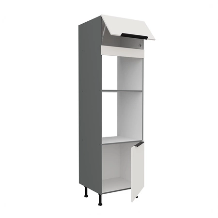 Słupek kuchenny Corato Ant 60 DPM-215 2F szafka do zabudowy mikrofali i piekarnika fronty wykonane w technologii anti fingerprint