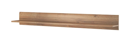 Półka Tulsa 180 cm dąb grandson nowoczesne i praktyczne rozwiązanie do salonu sprawdzi się we wnętrzu w stylu nowoczesnym i klasycznym