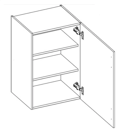 Zestaw mebli kuchennych Nalo 310 cm fronty w połysku niepowtarzalny styl szafek dopasuje się do kuchni w każdym stylu