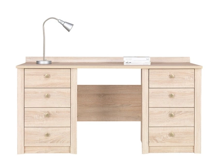 Zestaw mebli Finezja dąb sonoma jasny idealna propozycja do pokoju młodzieżowego lub biura w modnym stylu